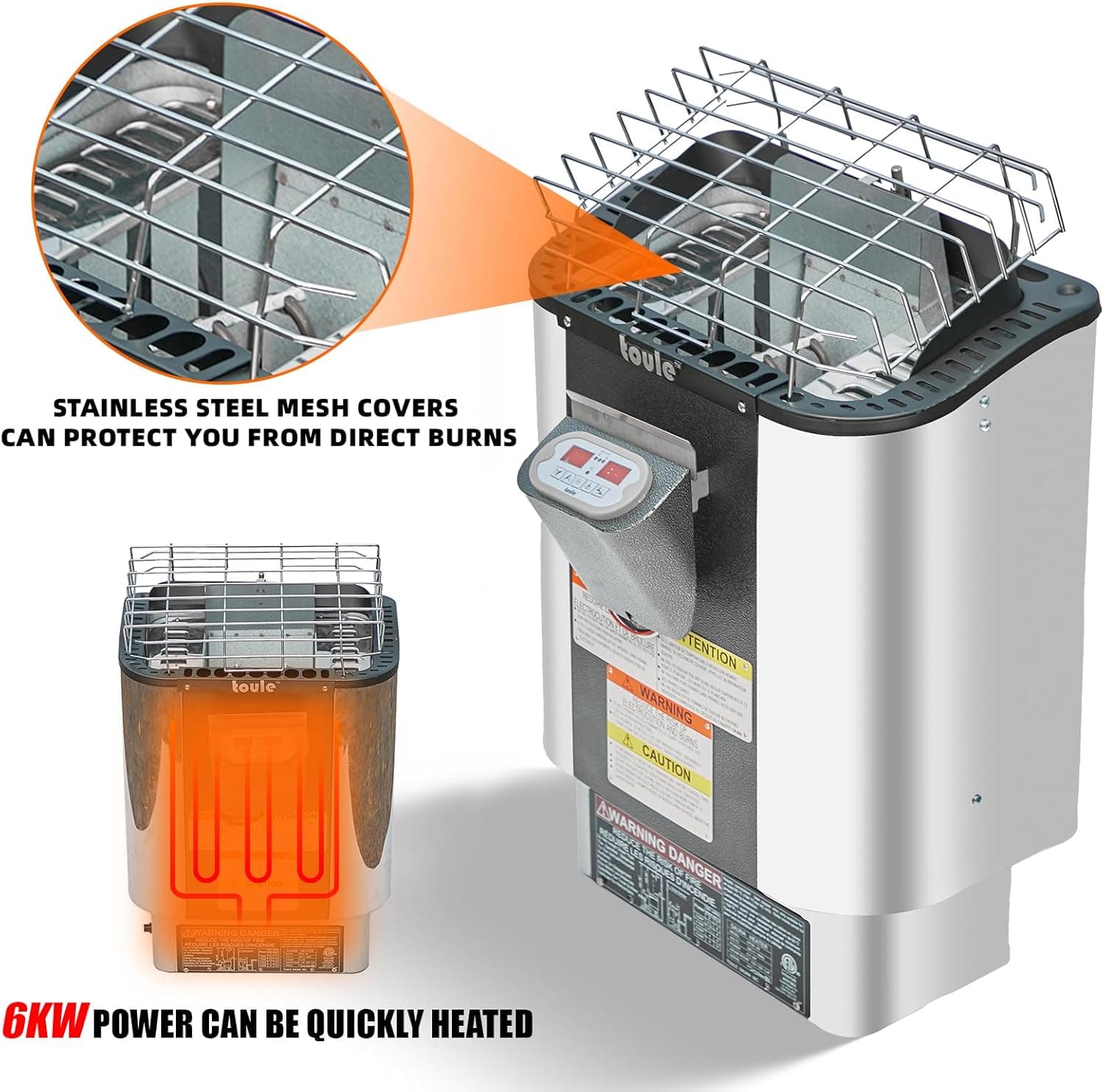 Panoramic 4-6 Person Canadian Cedar Barrel Sauna thumbnail 5