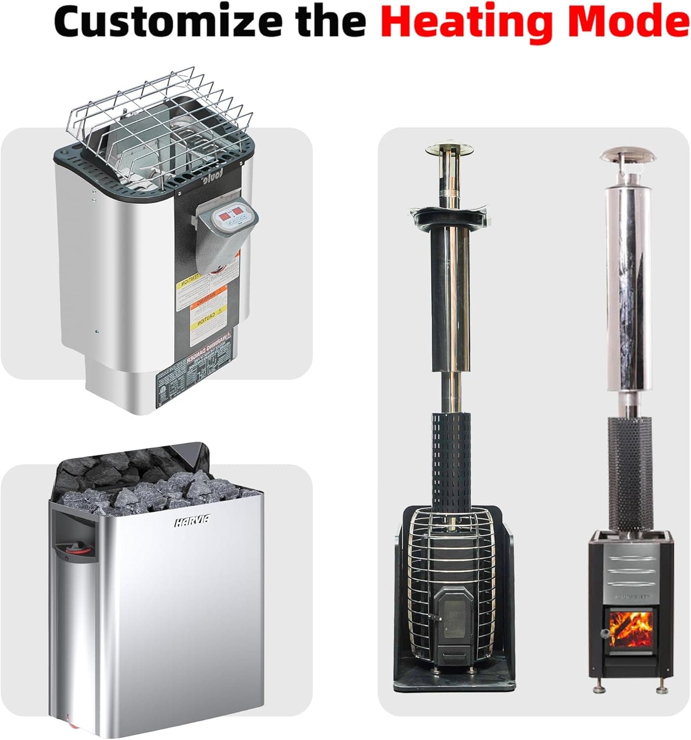 Harvia 2-8 Person Japanese Cedar Barrel Sauna thumbnail 3