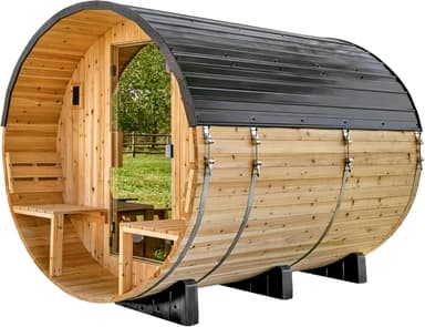 Backyard Discovery Paxton 4-6 Person Cedar Barrel Sauna