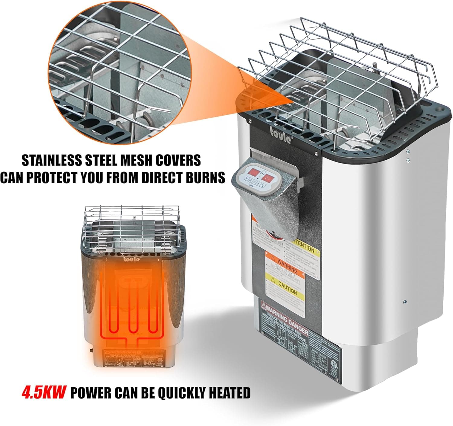 Spruce 2-Person Outdoor Barrel Sauna Kit thumbnail 5